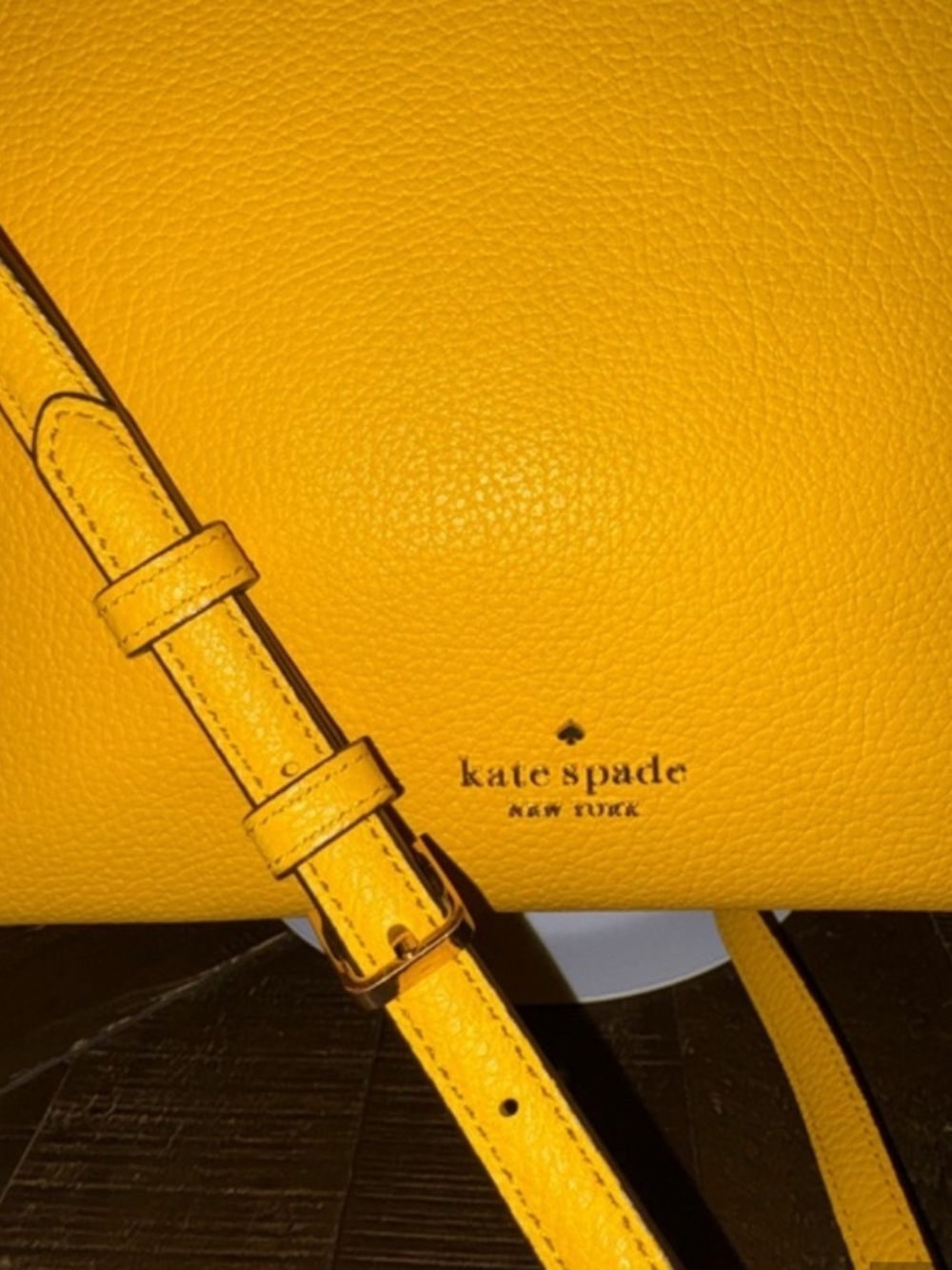 kate spade Yellow Leather Satchel Tote - Picture 2 of 8